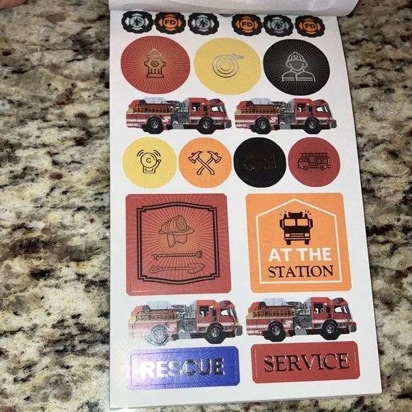 Sticker Book Bundle 1148 Pcs First Responder Classroom Scrapbook EMT Fire Police - Picture 6 of 17